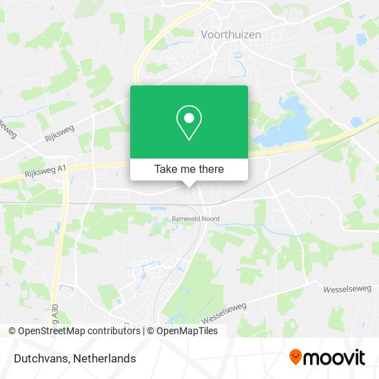 Dutchvans map