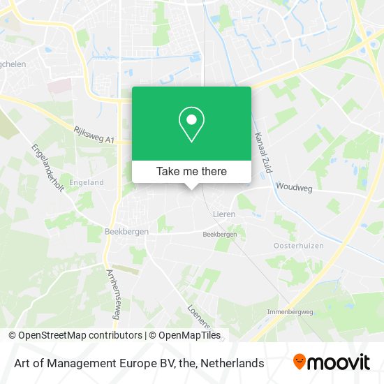 Art of Management Europe BV, the map