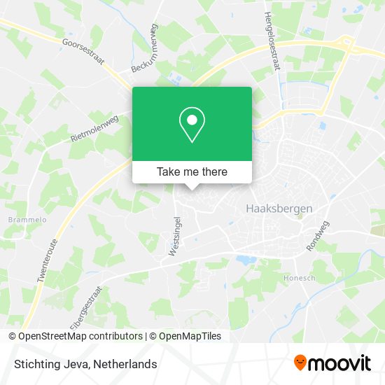 Stichting Jeva map