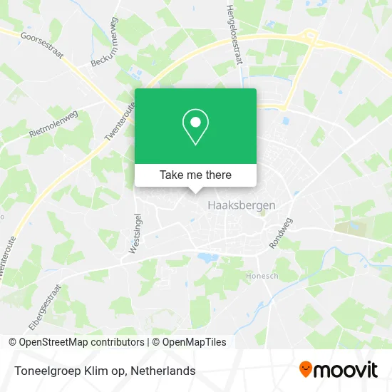 Toneelgroep Klim op map