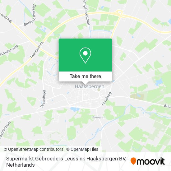 Supermarkt Gebroeders Leussink Haaksbergen BV map