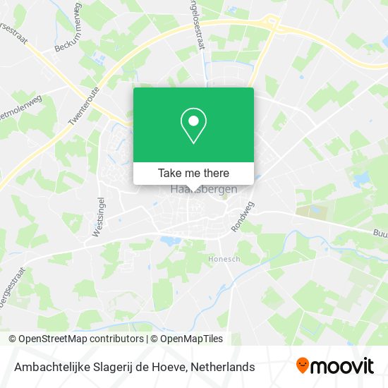 Ambachtelijke Slagerij de Hoeve map