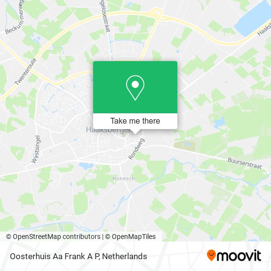 Oosterhuis Aa Frank A P map