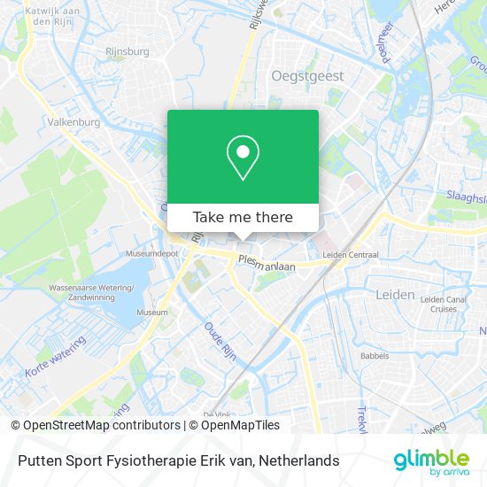 Putten Sport Fysiotherapie Erik van map