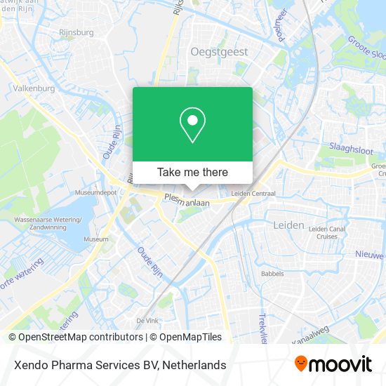 Xendo Pharma Services BV map