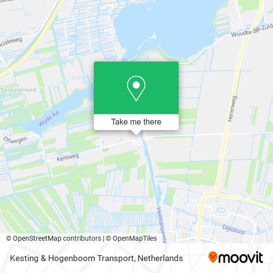 Kesting & Hogenboom Transport map