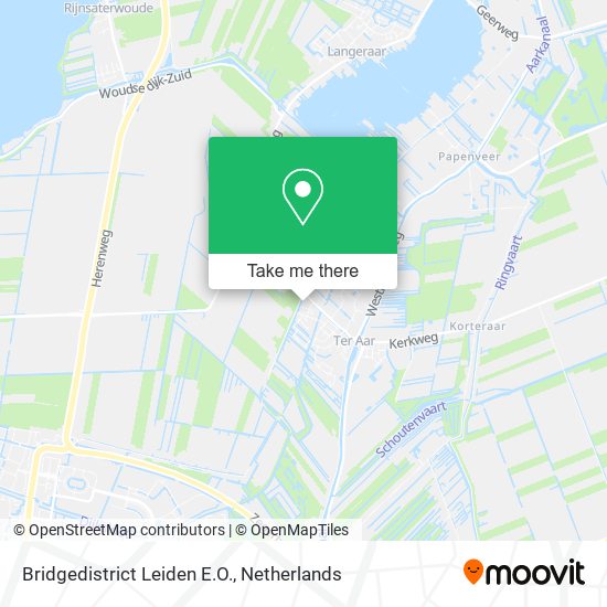 Bridgedistrict Leiden E.O. map