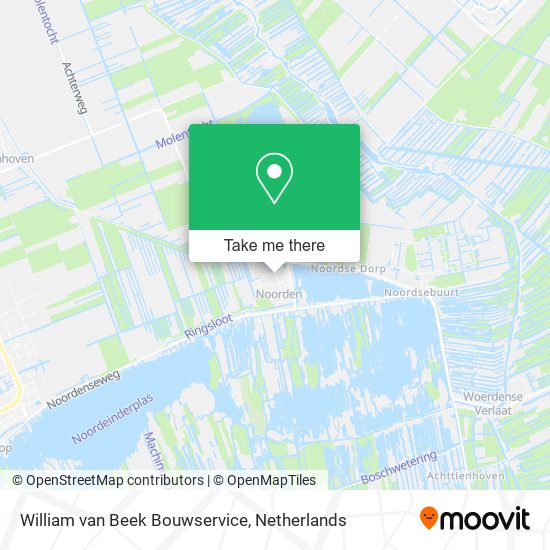 William van Beek Bouwservice map