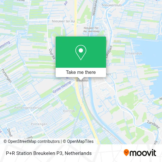 P+R Station Breukelen P3 map