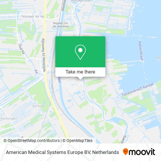 American Medical Systems Europe BV map