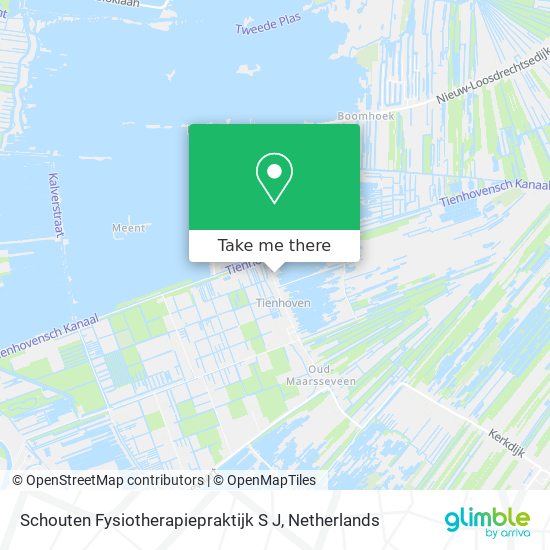 Schouten Fysiotherapiepraktijk S J map