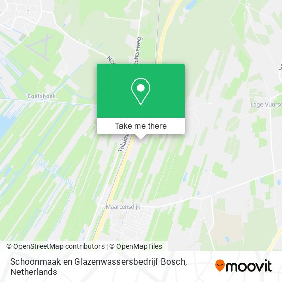 Schoonmaak en Glazenwassersbedrijf Bosch map