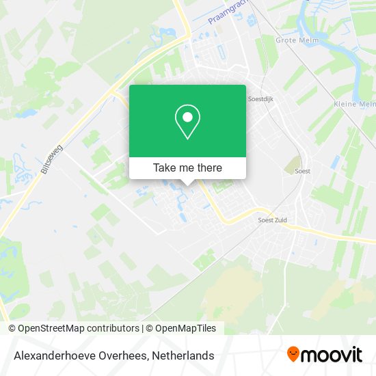 Alexanderhoeve Overhees map