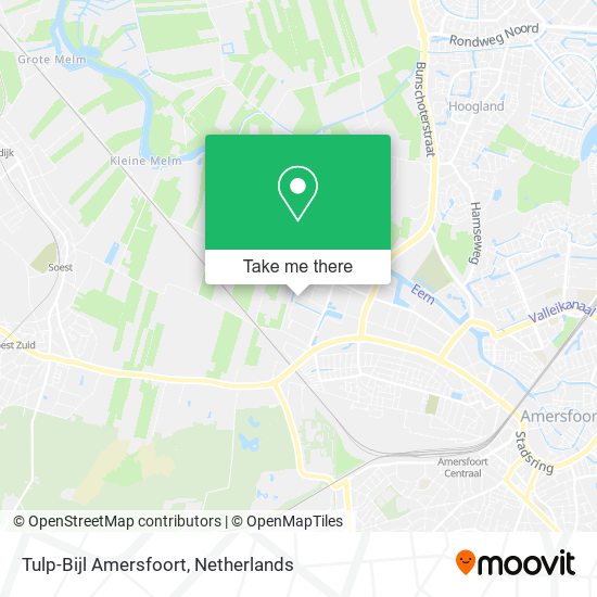 Tulp-Bijl Amersfoort map