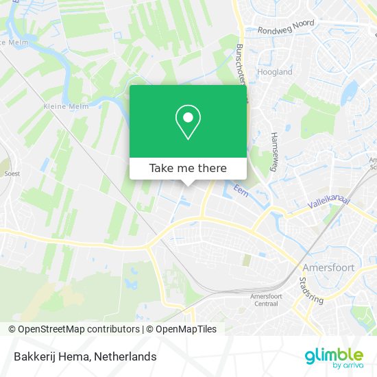 Bakkerij Hema map