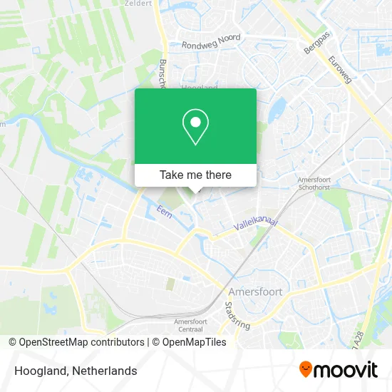 Hoogland map