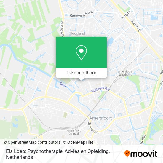 Els Loeb: Psychotherapie, Advies en Opleiding map