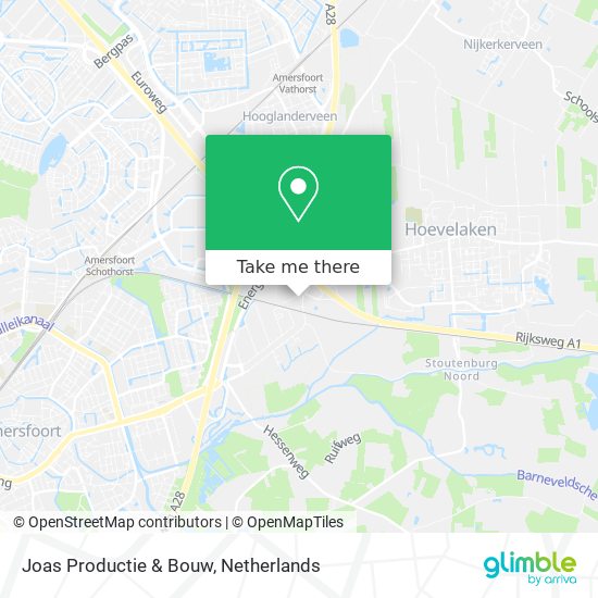 Joas Productie & Bouw map