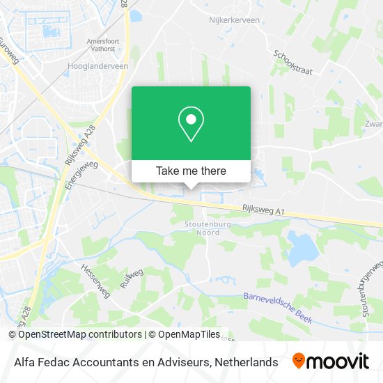 Alfa Fedac Accountants en Adviseurs map