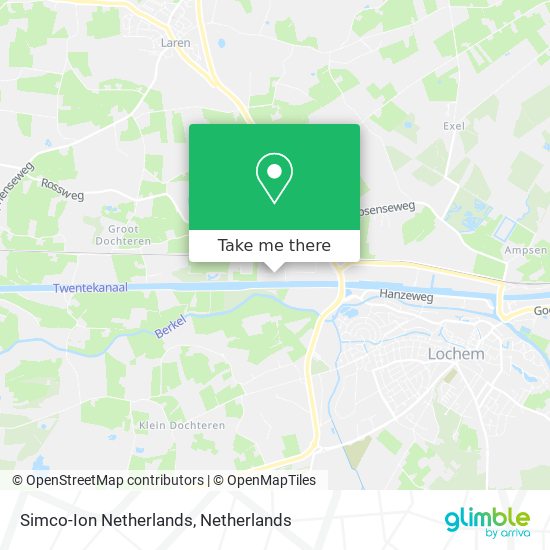 Simco-Ion Netherlands map