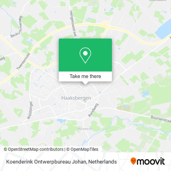 Koenderink Ontwerpbureau Johan map