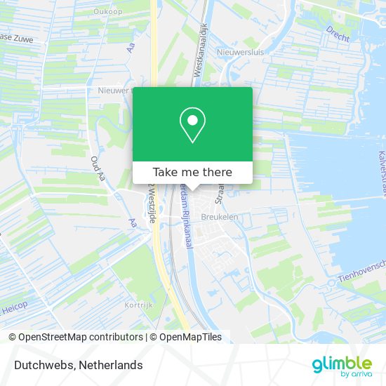 Dutchwebs map