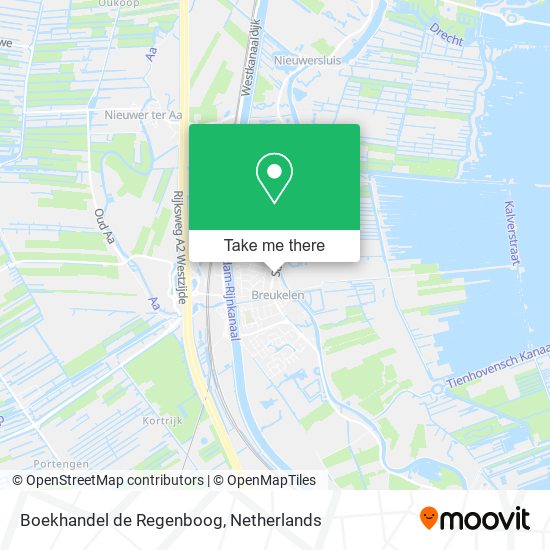 Boekhandel de Regenboog map