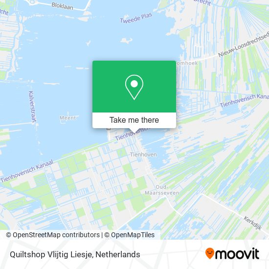 Quiltshop Vlijtig Liesje map