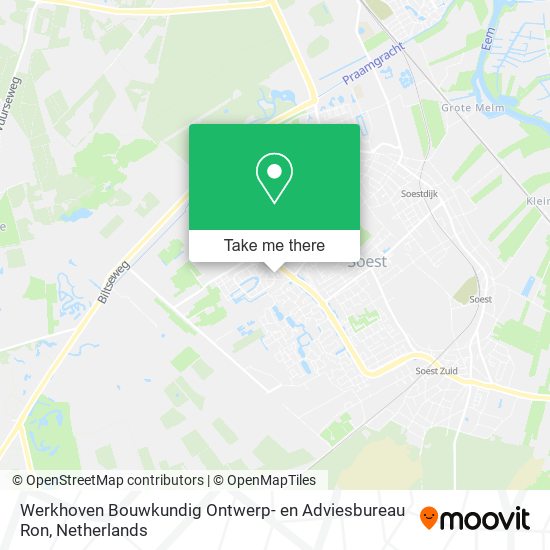 Werkhoven Bouwkundig Ontwerp- en Adviesbureau Ron map
