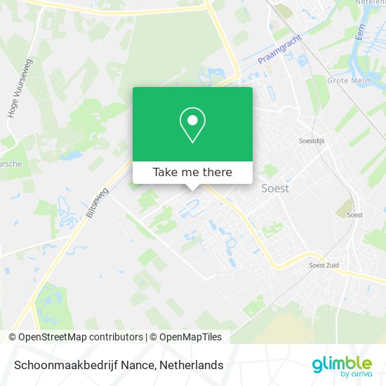 Schoonmaakbedrijf Nance map