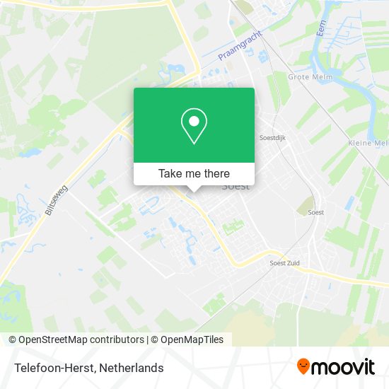 Telefoon-Herst map