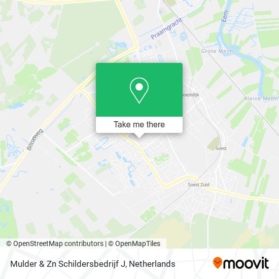 Mulder & Zn Schildersbedrijf J map