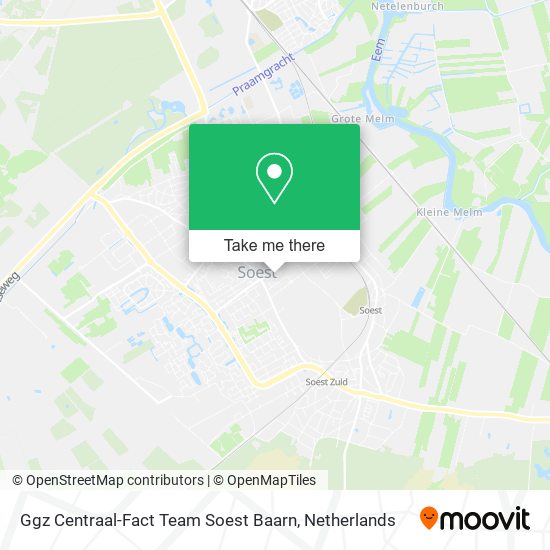 Ggz Centraal-Fact Team Soest Baarn map