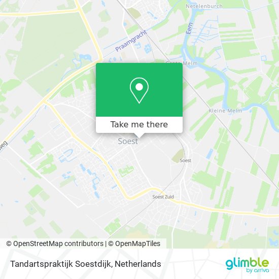 Tandartspraktijk Soestdijk Karte