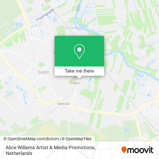 Alice Willems Artist & Media Promotions map