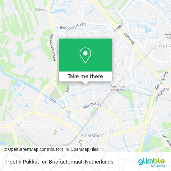 Postnl Pakket- en Briefautomaat map