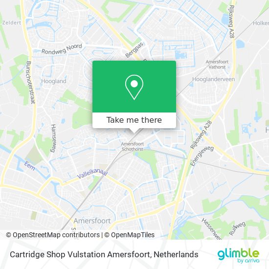 Cartridge Shop Vulstation Amersfoort Karte