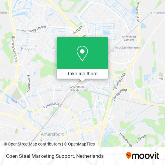 Coen Staal Marketing Support map