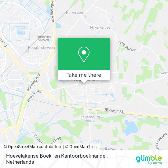 Hoevelakense Boek- en Kantoorboekhandel Karte