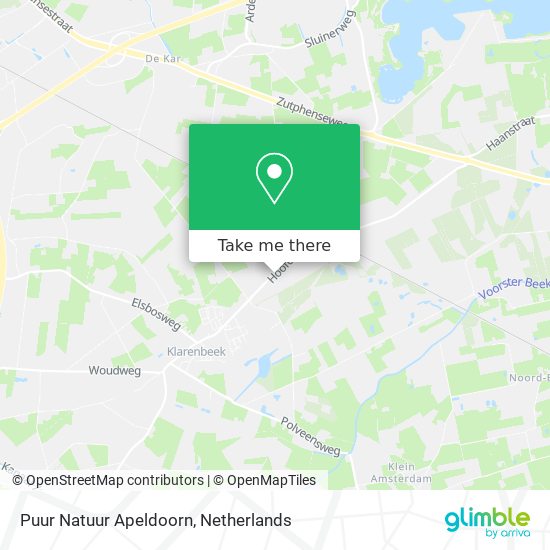 Puur Natuur Apeldoorn map