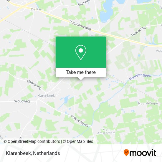 Klarenbeek map