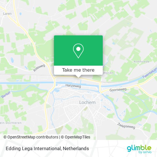 Edding Lega International map