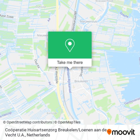 Coöperatie Huisartsenzorg Breukelen / Loenen aan de Vecht U.A. map