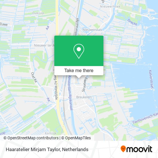Haaratelier Mirjam Taylor map
