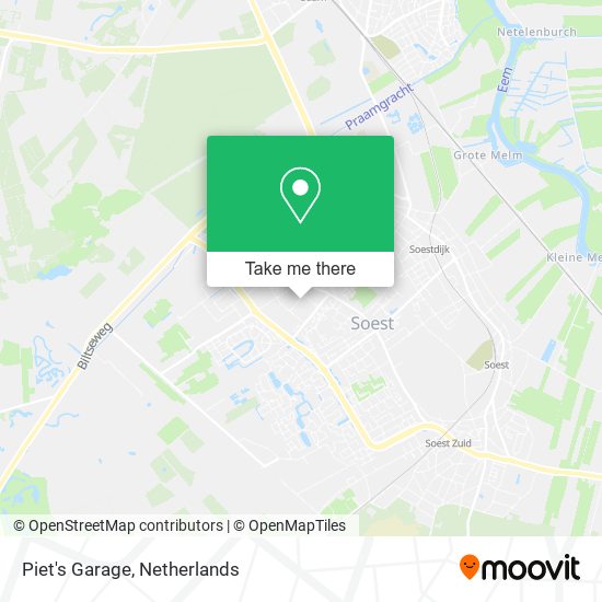 Piet's Garage Karte