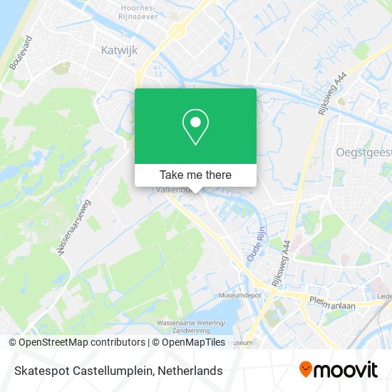 Skatespot Castellumplein map