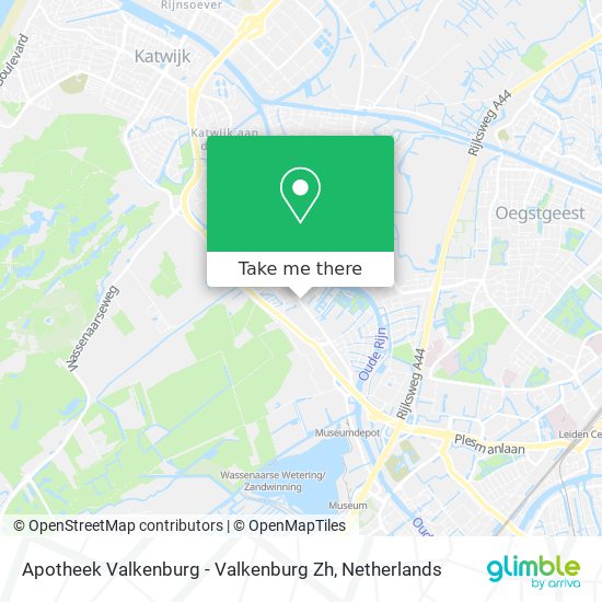 Apotheek Valkenburg - Valkenburg Zh map