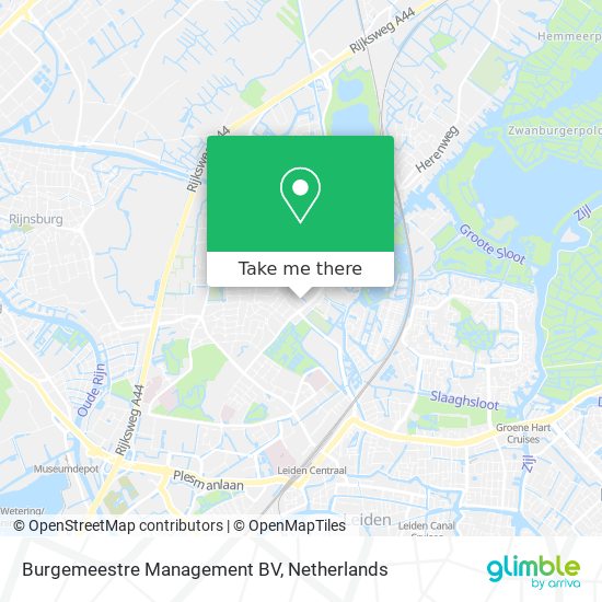 Burgemeestre Management BV map