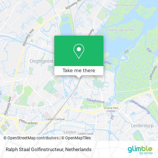 Ralph Staal Golfinstructeur map