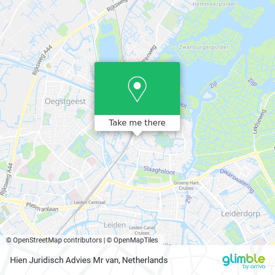 Hien Juridisch Advies Mr van map